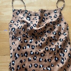 Nasty Gal Leopard Cami – Size US 4
